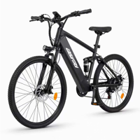 Vélo de montagne électrique tout suspendu 26 pouces 36V 250W 13AH avec freins à disque doubles et moteur de moyeu arrière EMTB – Prix abordable pour la vente en gros