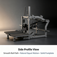 Équipement de musculation de haute qualité, export direct d'usine, équipement de musculation commercial et domestique, machine à squats avec ceinture, avec garantie