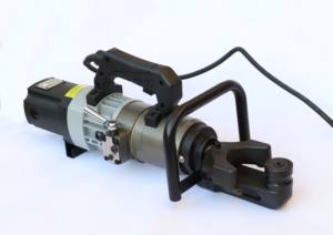 Máquina dobladora de barras de refuerzo eléctrica portátil, máquina enderezadora y rebordeadora de acero al carbono de 110V/220V - Product Image 6