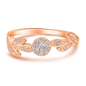 Anillos de Plata de Ley 925 con Diseño Geométrico para Uso Diario, Chapados en Rodio y Oro, Modernos, para Mujer, para Aniversario, Boda, Fiesta - Product Image 2