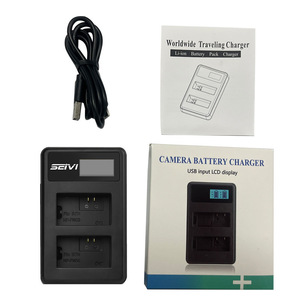 Chargeur de batterie intelligent double USB LCD pour Sony FZ 100 NP-FW50 Canon LP-<span class=keywords><strong>E8</strong></span> LP-E10 LP-E17 pour Nikon EN-EL14 EN-EL15 EN-EL3E - Product Image 4