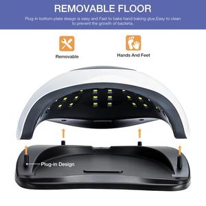 Lampe à ongles UV LED professionnelle SUNX9MAX 220W 57 LED avec longueurs d'onde 365/405nm, portable, pour usage en salon - Product Image 4