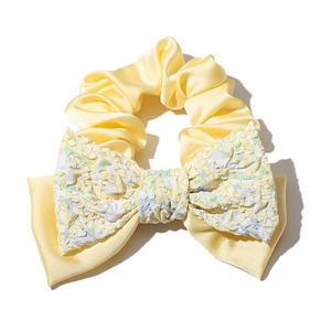 ที่มัดผมแฟชั่นลายดอกไม้ผ้าไหมมัดผมแบบยืดหยุ่นสำหรับเด็กผู้หญิงผมสไตล์ใหม่ - Product Image 2