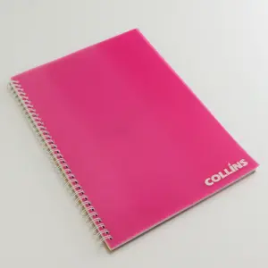 Custom PP cover double spiral lined Notebook notepad