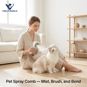 Cepillo Eléctrico a Vapor para Mascotas, para Gatos y Perros, con Pulverización Fina, IPX6, Lavable, Recargable por USB, Diseño <span class=keywords><strong>de</strong></span> Oso, Un Solo Clic - Product Image 2