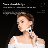 Masseur cervical portable pour le cou, appareil de massage du cou à micro-courant, machine vibrante pour le lifting du visage, équipement de soin de la peau pour les soins du visage