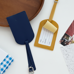 Le etichette per i bagagli in pelle a basso prezzo della corea hanno il nome del corriere della fabbrica - Product Image 1