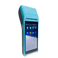 Pda portátil ER-q2 3g Wcdma Wifi Android, impresora térmica móvil integrada, lector de tarjetas Rfid, Nfc