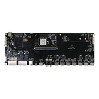 Reproductor de Video Wall RK3588 con 7 Salidas HD, 1 Entrada HD, NPU de 6 TOPS, Múltiples Modos de Empalme, Android 12 para Monitoreo y Salas de Exhibición