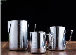 Wholesale Price Durable <strong>Mini</strong> <strong>Milk</strong> <strong>Jugs</strong> 12oz 350ml Stainless Steel Coffee <strong>Milk</strong> <strong>Jug</strong> - Product Image 6