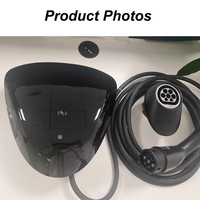 Chargeur EV 7kW 32A avec interface Type 2 Mode 3, station de charge murale AC pour usage domestique