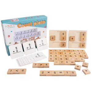 hot sale Children addition subtraction, multiplication and division computing mathematics early education cognitive board toys