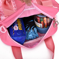 Nouveau design de vêtements pliables pour filles et enfants robe à une épaule sac à main pour bébés barils sac de danse personnalisé