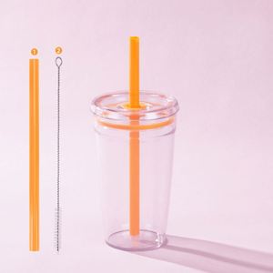 Reusable Dishwasher Safe Tritan Water Bottle with Straw for Office Meeting Conference - Product Image 2