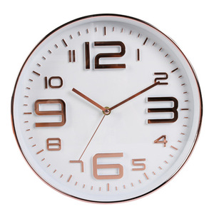 2020 Modern Simple Stylish Fancy <b>Decorative</b> <b>Wall</b> <b>Clocks</b> with 3D Embossed Numbers for Home School Hotel Office <b>Decoration</b> - Product Image 1