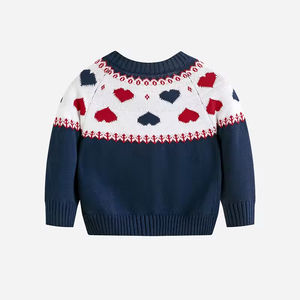 Suéter de Punto para Bebé, Diseño de Corazón, Moda de Invierno para Niñas - Product Image 2