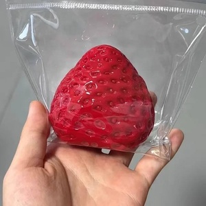 Strawberry Shaped Stress Relief Squeeze Toy Soft Slow <b>Rebound</b> Unisex 14 Years & up - Product Image 2