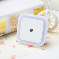 Luz Nocturna LED Moderna de Plástico con Sensor, Económica y en Oferta, para Bebés, con Encendido Automático al Anochecer y Apagado al Amanecer