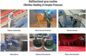 JHBW-AH7000 Verbesserte Zweikomponenten-Polyurea-Spritzmaschine - Product Image 5