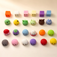 Calendrier de l'Avent 24 Jours en TPR, Boîte Mystère de Noël, Jouet Anti-Stress en Forme de Dumpling Mignon pour Enfants Unisexe