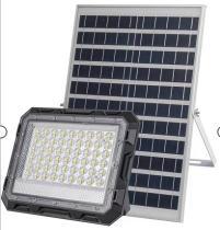 ไฟสปอร์ตไลท์ LED พลังงานแสงอาทิตย์ 300W IP66 สำหรับสวนภายนอก มุมลำแสง 170 องศา พร้อมรีโมทคอนโทรล แสงขาว 6000K ตัวเรือน ABS ได้รับการรับรองมาตรฐาน CE - Product Image 2