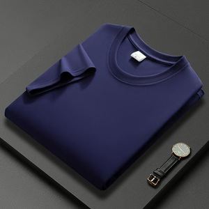 Nouveau T-shirt décontracté unisexe en coton peigné 190g à manches courtes et coupe ample pour l'été 2025 - Product Image 2