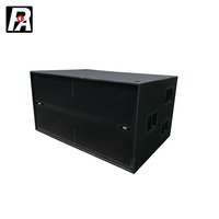 Système de haut-parleurs Line Array avec deux caissons de basses de 18 pouces, amplificateur de puissance, système de haut-parleurs de scène professionnels, vente chaude