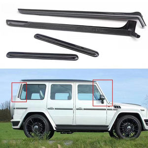 Garniture latérale de pilier A en fibre de carbone véritable pour toit <span class=keywords><strong>sec</strong></span> W463 G350 G300 G500 pour <span class=keywords><strong>Mercedes</strong></span>-Benz Classe G W463 - Product Image 1