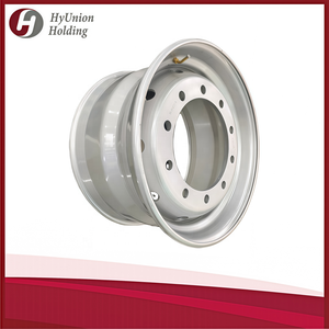 ล้อเหล็กกันสนิมแบบถอดประกอบได้สำหรับรถบรรทุกพ่วงเชิงพาณิชย์ ขนาด 22.5*8.25 แบบซี่ลวด ยี่ห้อเดย์ตัน - Product Image 4