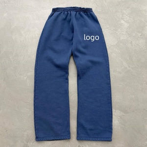 Anqi Custom Logo Silk Screen Printed <b>Knitted</b> Autumn Casual Fashion Sport Suit Mens Cotton/Polyester Fleece Breathable 380gsm <b>Set</b> - Product Image 3