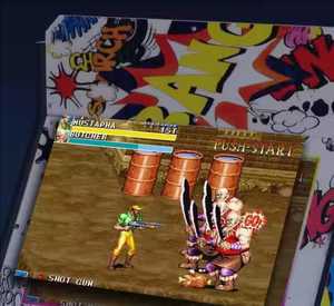 Máy trò chơi chiến đấu <span class=keywords><strong>Arcade</strong></span> gấu con trong 1 chia hai người giải trí gia đình HD Rocker Máy trò chơi Retro - Product Image 6