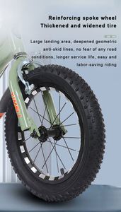 Vélo pour enfants Freestyle 12 14 16 18 20 pouces, vélo pour garçons et filles avec pédales, fourche en acier, plusieurs couleurs pour enfants de 3 à 12 ans - Product Image 5