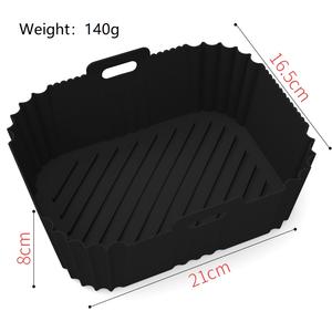 Revestimientos de <span class=keywords><strong>Silicona</strong></span> Reutilizables para Freidoras de Aire, Compatibles con las Cestas de Freidoras de Aire Instantáneas Ninja, <span class=keywords><strong>COSORI</strong></span>, Philip y Chefman - Product Image 2