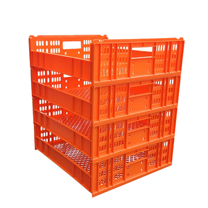 Modern Eco-Friendly Plastic Vegetable & Fruit Crates Multifunction <b>Storage</b> <b>Baskets</b> <b>for</b> Food - Product Image 1