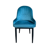 Chaise de salle à manger moderne en velours pour la vente en gros, idéale pour hôtel, maison, cuisine, salon, restaurant, table à manger