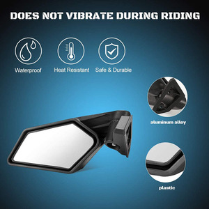 Espejo Retrovisor Lateral <span class=keywords><strong>Maverick</strong></span> <span class=keywords><strong>X3</strong></span> Estilo Racing Compatible con <span class=keywords><strong>Can</strong></span>-<span class=keywords><strong>Am</strong></span> <span class=keywords><strong>Maverick</strong></span> <span class=keywords><strong>X3</strong></span> XRS XDS MAX Todoterreno 2017 2018-2023 - Product Image 4