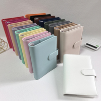 Vente en gros de haute qualité A5 A6 A7 Durable rechargeable 6 anneaux Notebook Shell PU cuir Budget classeur portefeuille personnalisé planificateur couverture