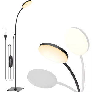 Elegant Modern Arched Adjustable Gooseneck Aluminum Alloy <b>Bedroom</b> Reading LED Floor <b>Lamp</b> - Product Image 1