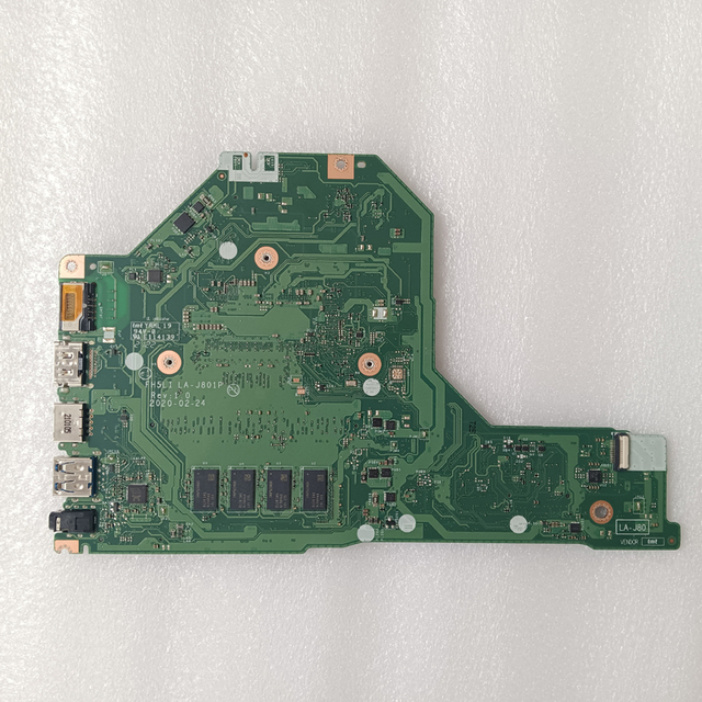 Repair Cost Parts Notebook Laptop Motherboard Replacement for Acer Aspire 3 A315-56 Single Display Port Integrated 3 Months AMD
