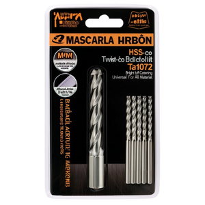Broca helicoidal Hss-Co Ta1072 Bright Self Centering Long Series Universal para todos los materiales - Product Image 2