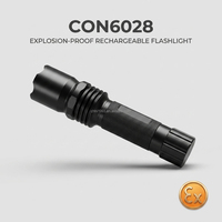 Lampe torche LED robuste, étanche IP66, anti-explosion, rechargeable par USB, conforme aux normes ATEX, pour l'exploitation minière, le nettoyage des tunnels et des réservoirs, et l'usage industriel