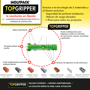 Ancorante Bimateriale Topgripper 0/6 mm (Confezione da 150 unità) Uso Universale - Product Image 2