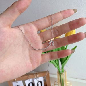 Collier en argent sterling 925 Dylam avec zircon cubique, bijoux pour petites filles, adolescentes et femmes, collier à maillons délicats - Product Image 4