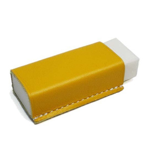 Funda de borrador de cuero PU minimalista de estilo japonés, compacta y elegante, papelería creativa para estudiantes. - Product Image 4
