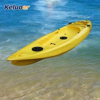 Bateau à plateforme kayak en plastique avec dossier bateau en plastique bateau de pêche simple extérieur