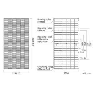 JA Solar JAM66D42 MB 570-595W Panneau solaire JA 570 575 580 585 590 595 Watt JA Deep Blue 4.0 Module bifacial à double classe de type N - Product Image 3