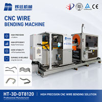 Machine de pliage et de formage de fil en acier inoxydable CNC 8 axes, haute précision 5-12 mm pour l'industrie automobile