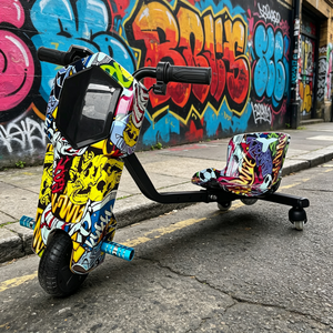 Tricycle électrique à trois roues 36V 350W avec moteur sans balais, scooter de drift pour loisirs et balades récréatives - Product Image 5
