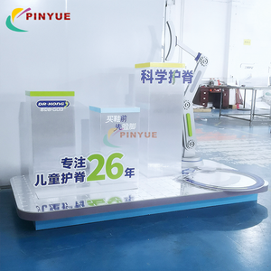 Expositor de Diseño Personalizado, Expositor de <span class=keywords><strong>Farmacia</strong></span>, Accesorios de Exhibición, Soporte de Acrílico Mate Metálico para Eventos - Product Image 1