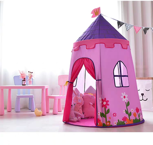 Casa <span class=keywords><strong>de</strong></span> juguete suave para interiores para niños <span class=keywords><strong>Castillo</strong></span> <span class=keywords><strong>de</strong></span> <span class=keywords><strong>princesa</strong></span> <span class=keywords><strong>de</strong></span> <span class=keywords><strong>tela</strong></span> para niños y bebés Juego y casa <span class=keywords><strong>de</strong></span> yurta - Product Image 3